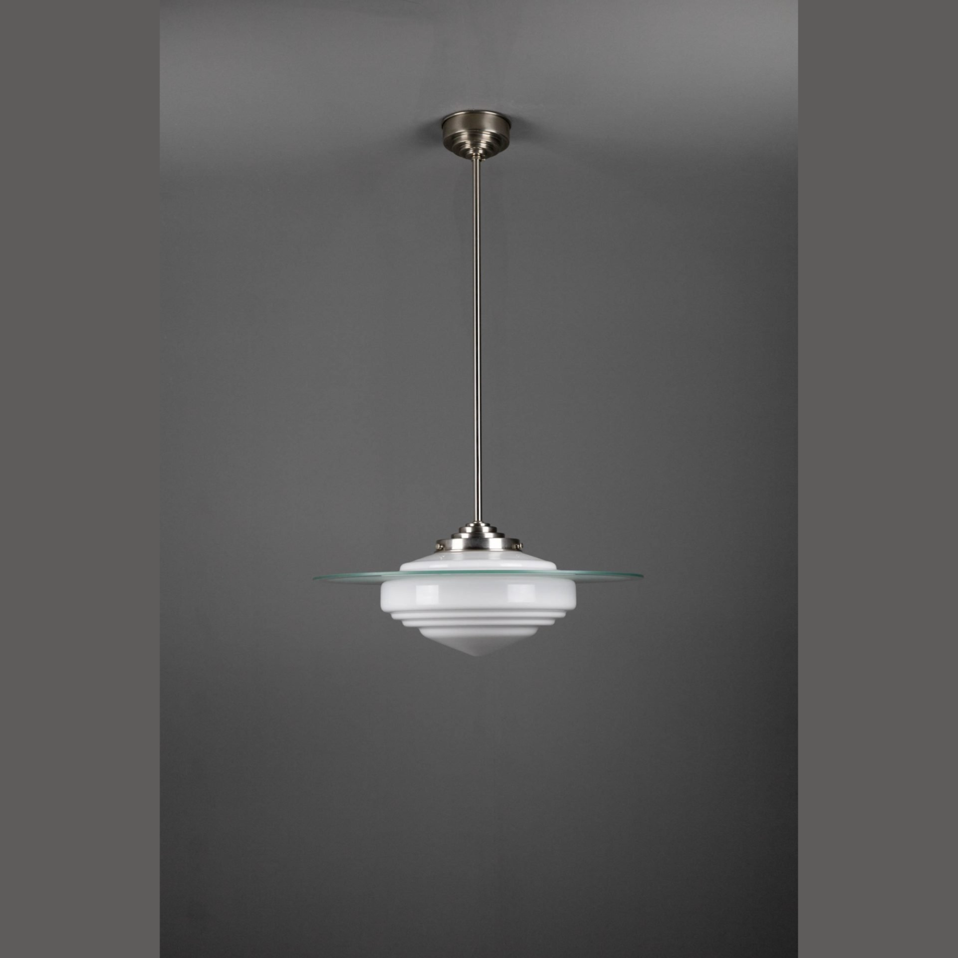 Giso hanglamp Deco punt met glasplaat
