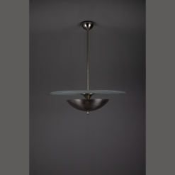 Giso hanglamp Halve Maan met glasplaat