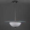 Giso hanglamp Volle Maan met glasplaat