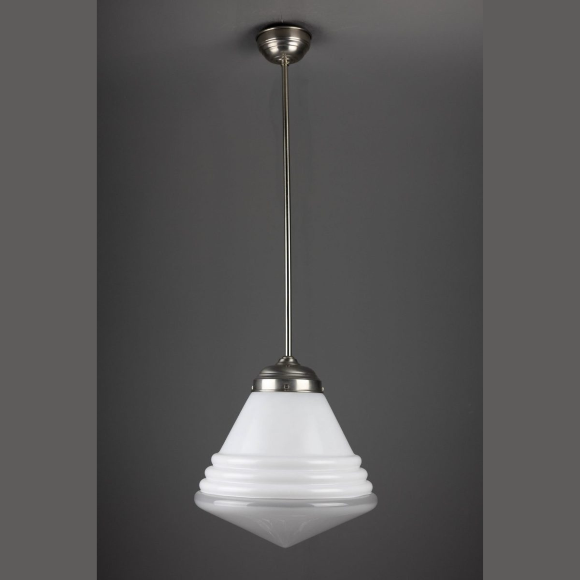 Giso hanglamp Luxe schoollamp met lichtvenster Large