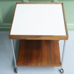 Alternative view of Vintage trolley / bijzettafel palissander