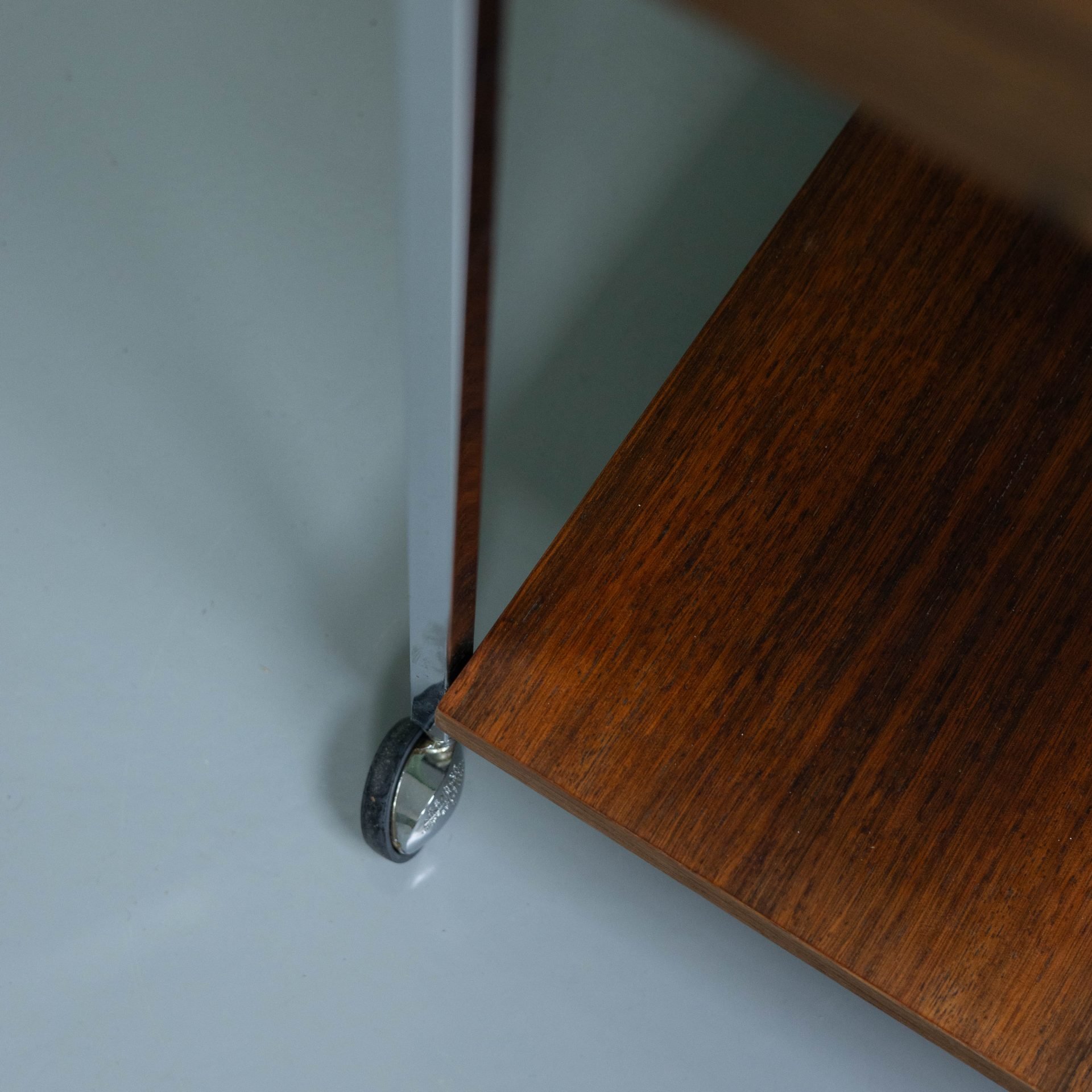 Vintage trolley / bijzettafel palissander - Afbeelding 4