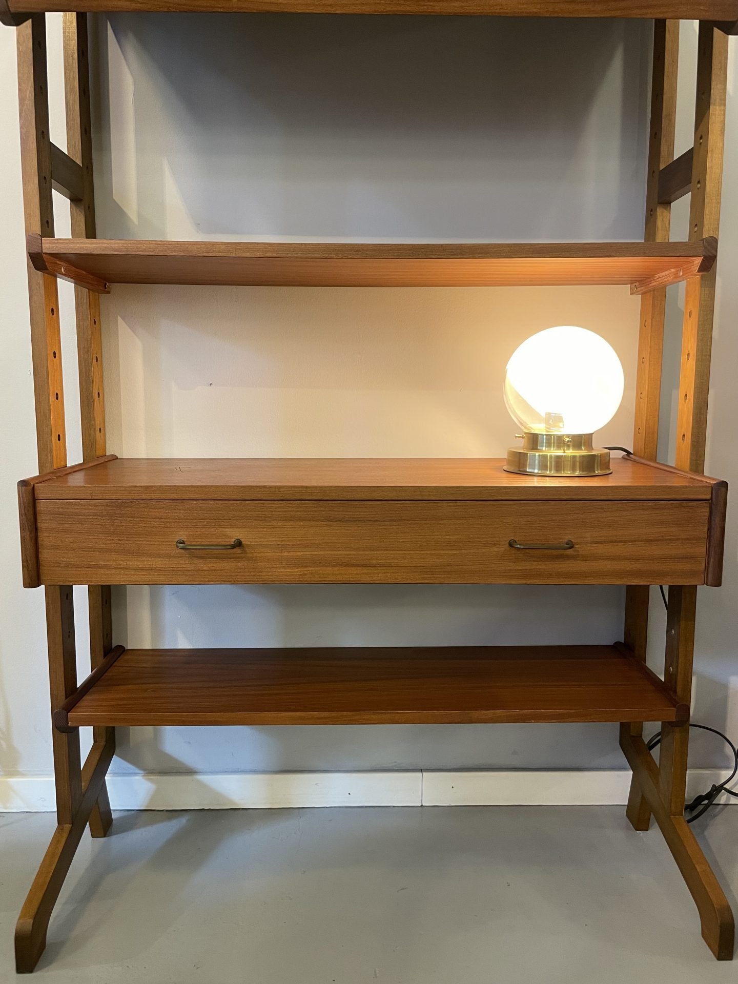 Vintage teak wandkast Simpla Lux - Afbeelding 3