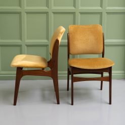 Vintage teak houten jaren 60 stoelen