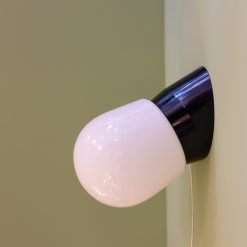 Vintage Wandlamp Druppel bol met trekkoord