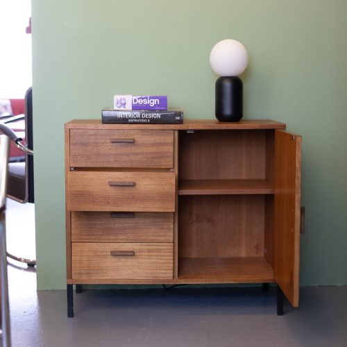 Vintage teak kastje - Afbeelding 3