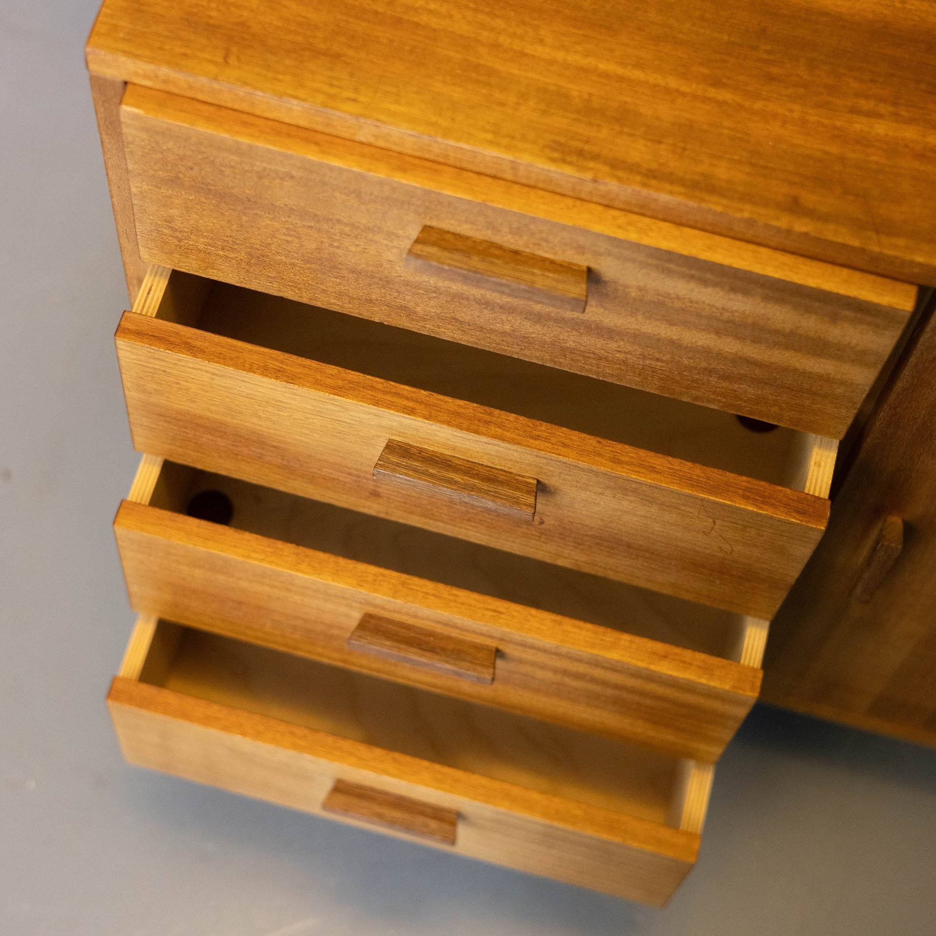 Vintage teak kastje - Afbeelding 5