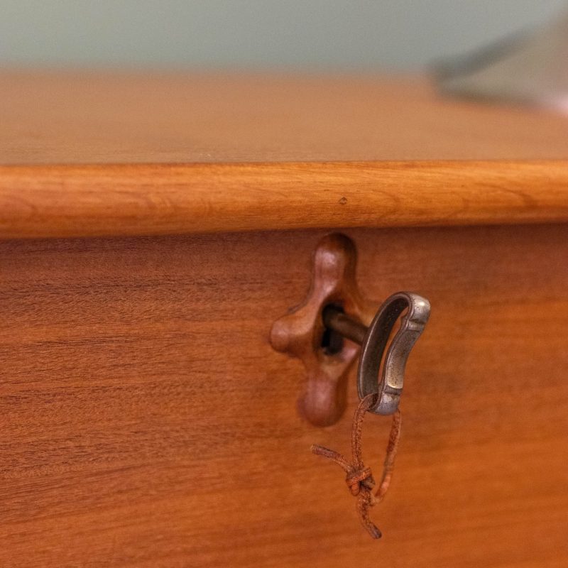 Vintage Webe teak highboard - Afbeelding 7