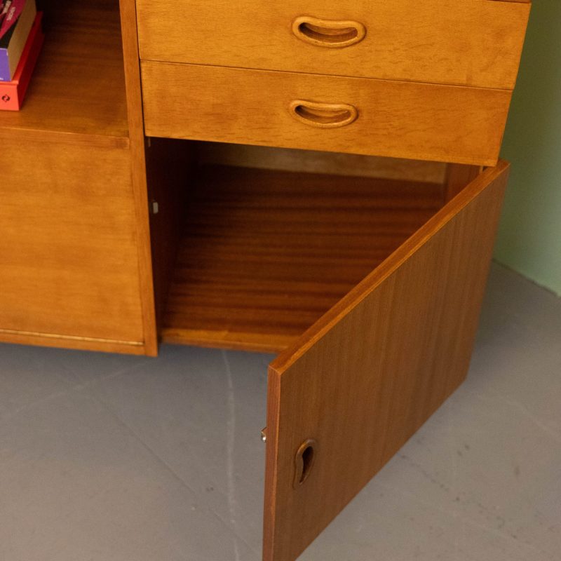 Vintage Webe teak highboard - Afbeelding 6