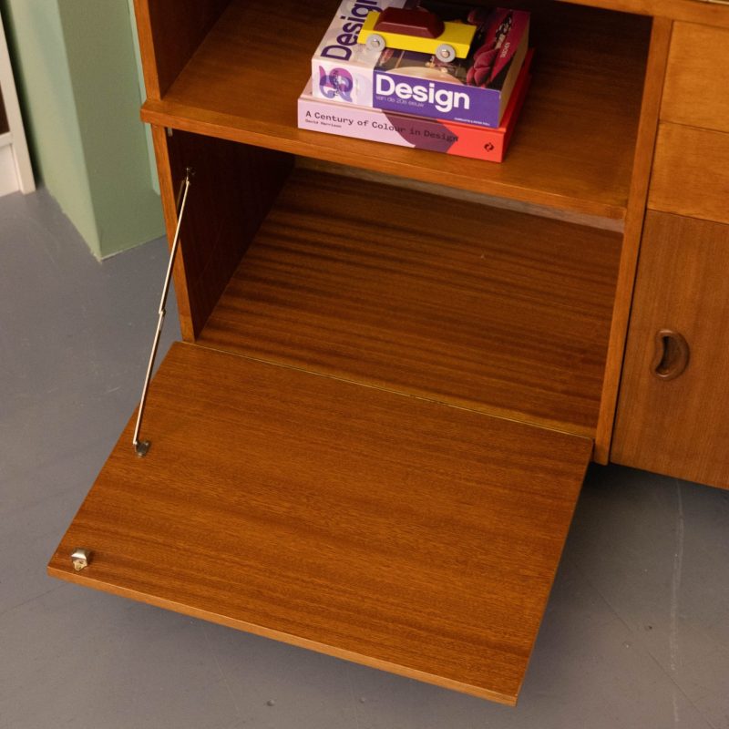 Vintage Webe teak highboard - Afbeelding 5