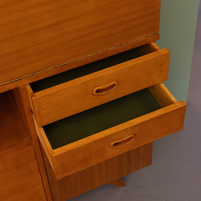 Vintage Webe teak highboard - Afbeelding 4