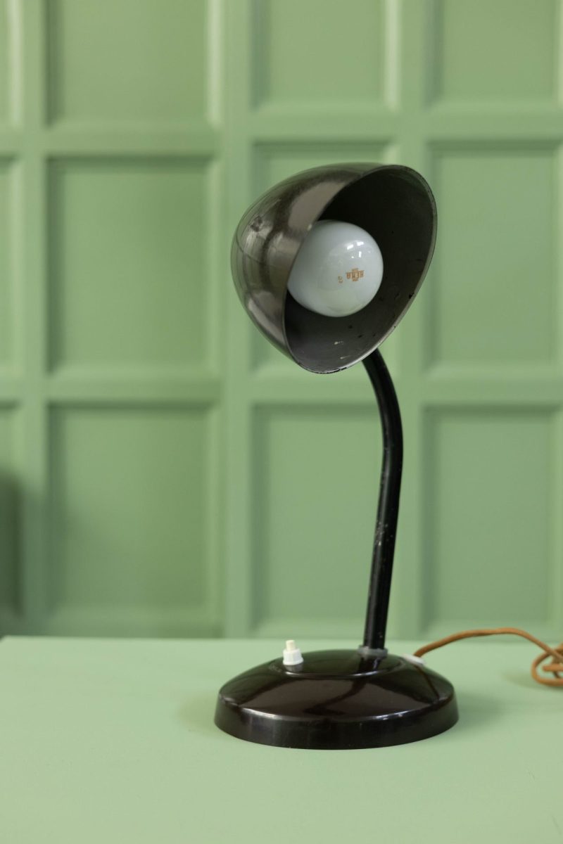 Vintage bakeliet tafellamp bruin - Afbeelding 3
