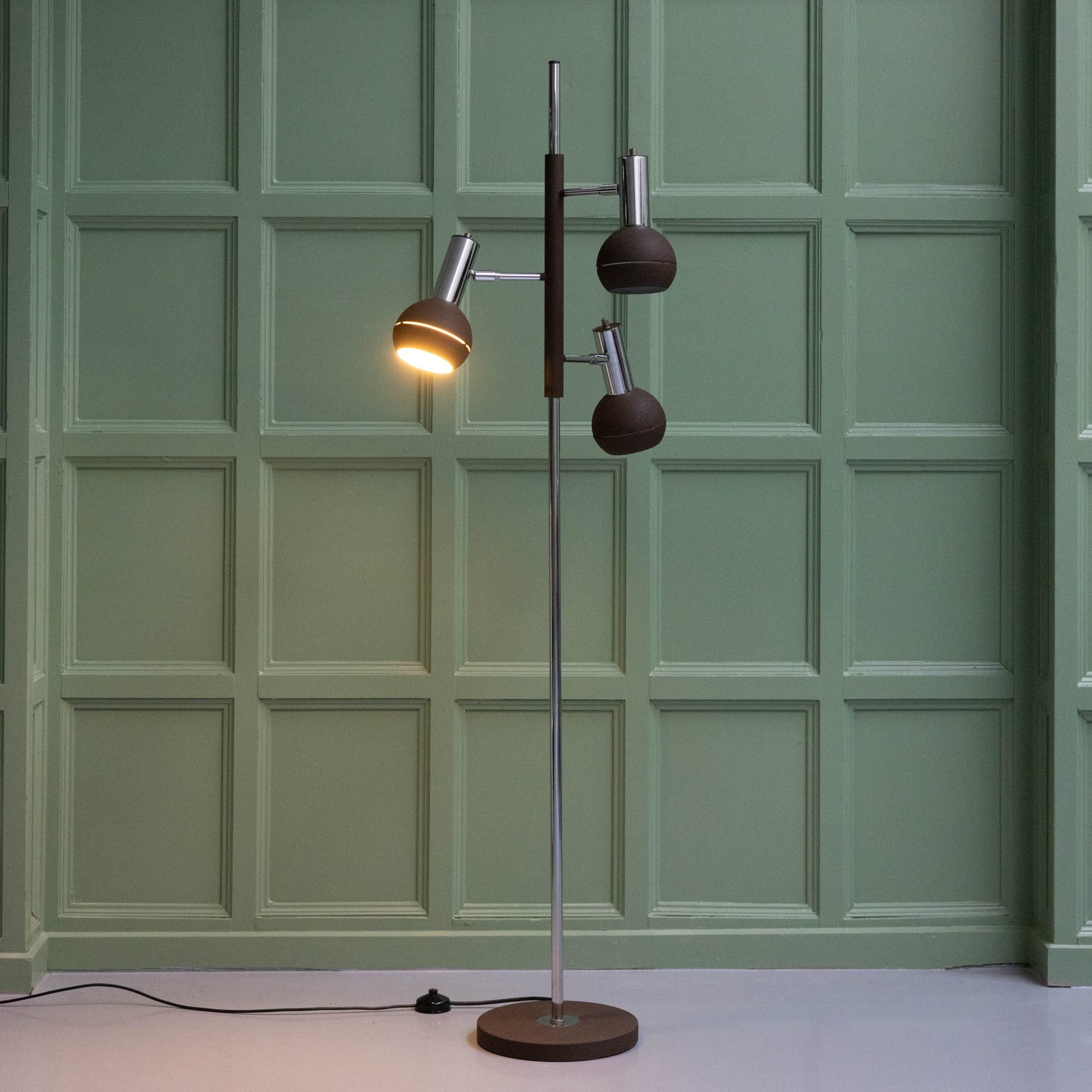 Vintage Wilko Eyeball Space Age-vloerlamp