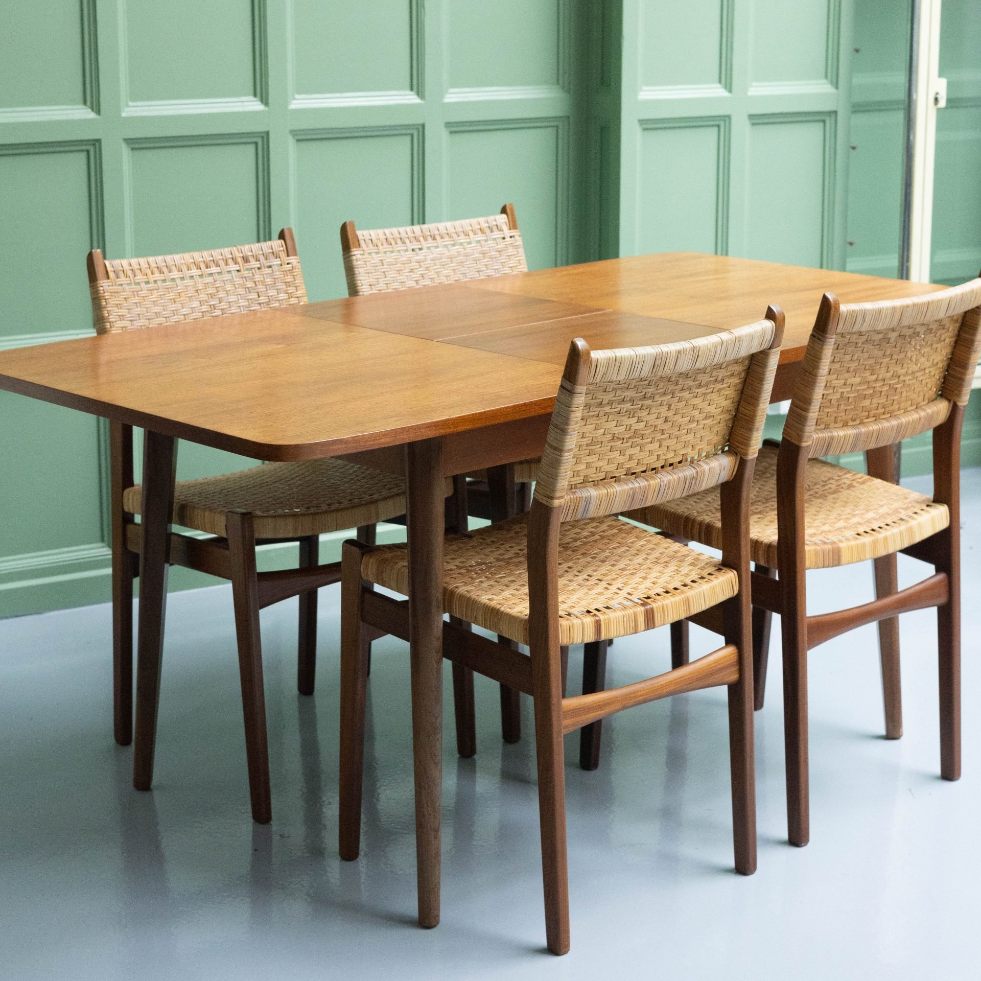 Vintage uitschuifbare eettafel Pastoe - Afbeelding 8