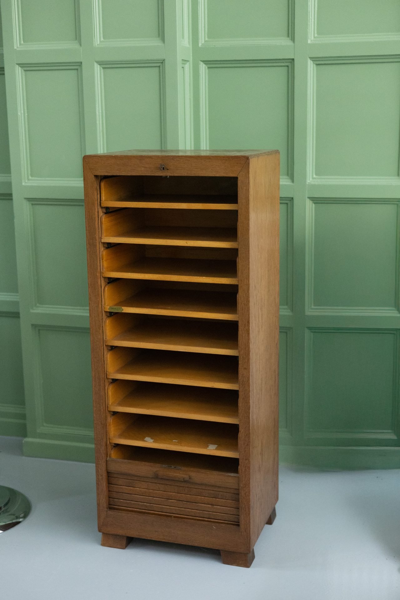 Vintage Archief/dossier kast - Afbeelding 5