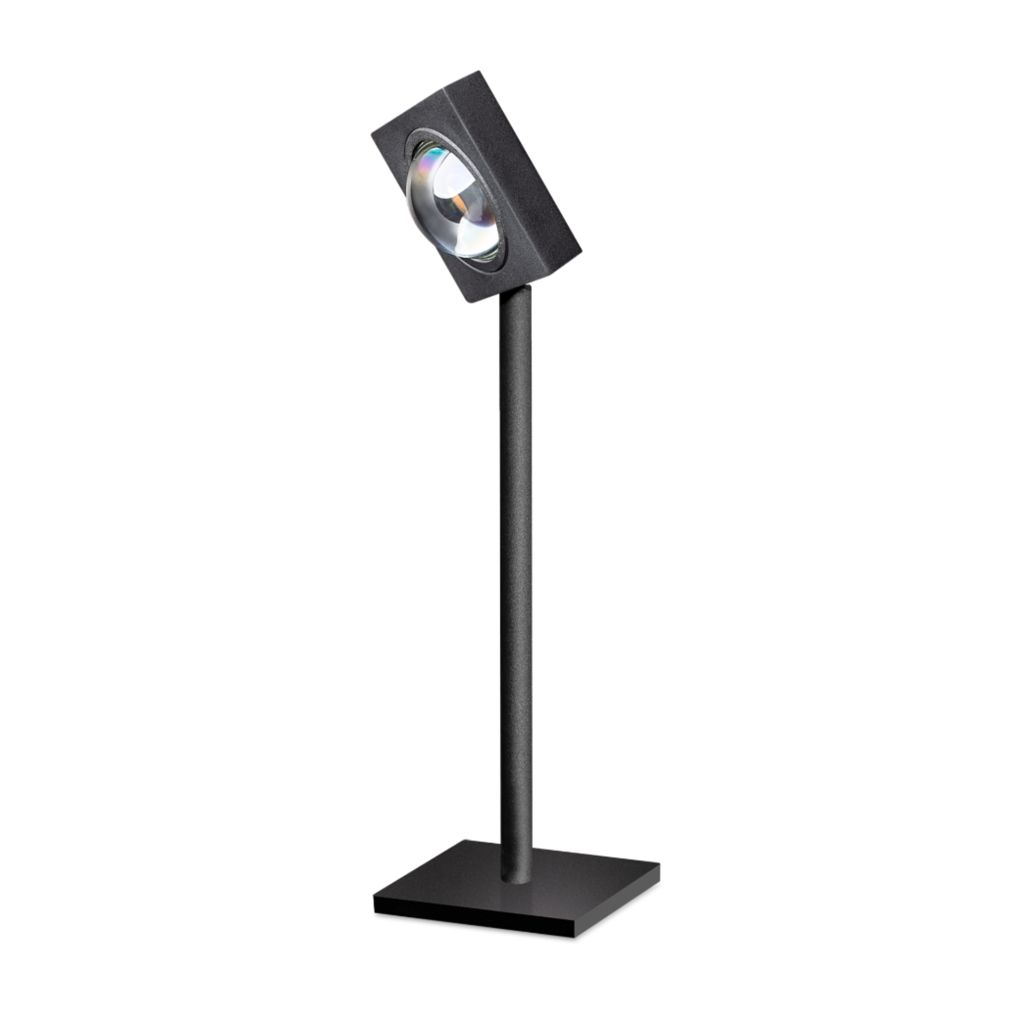 Tafellamp Jake Cube met lens 3 stap