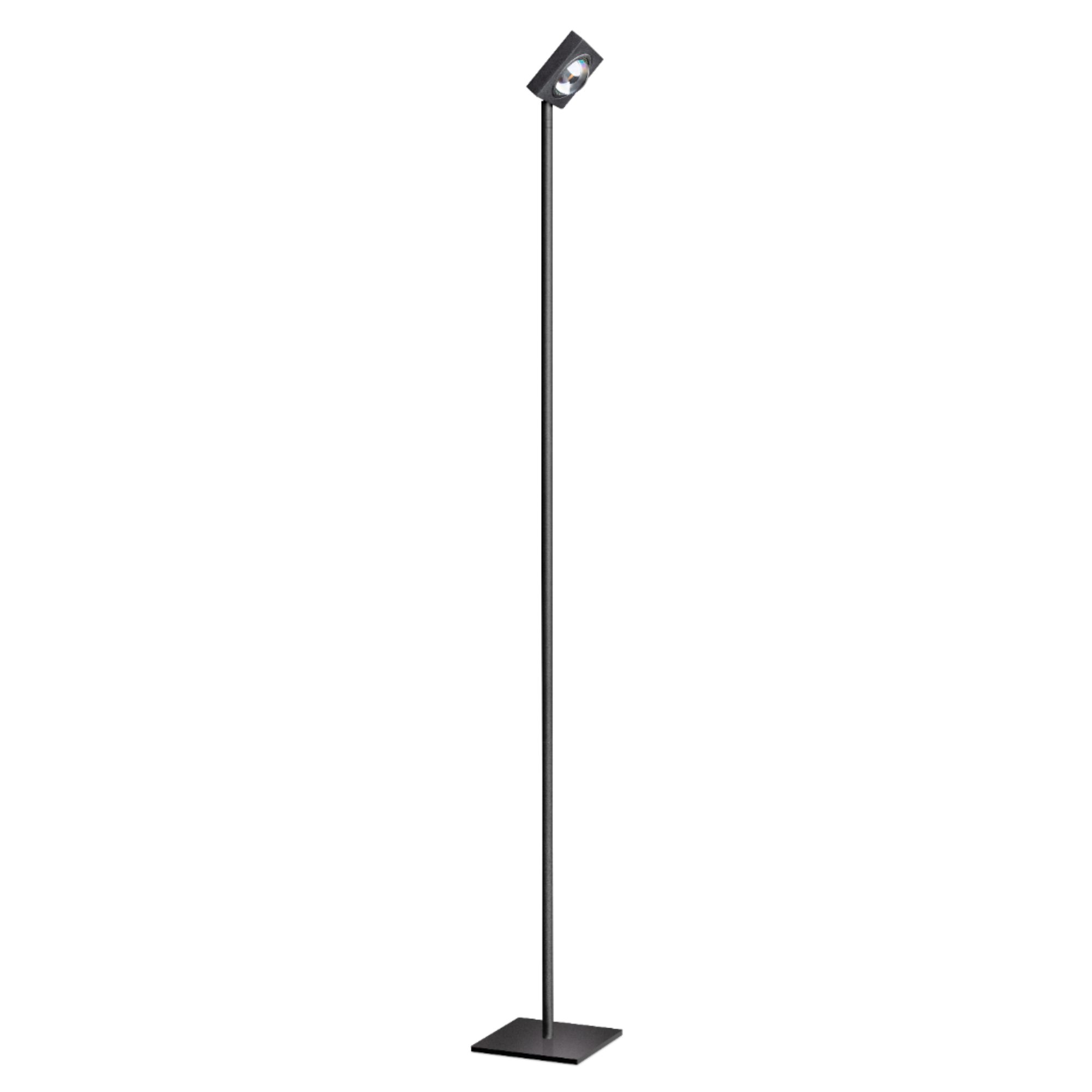 Vloerlamp Jake Cube met lens 3 stap