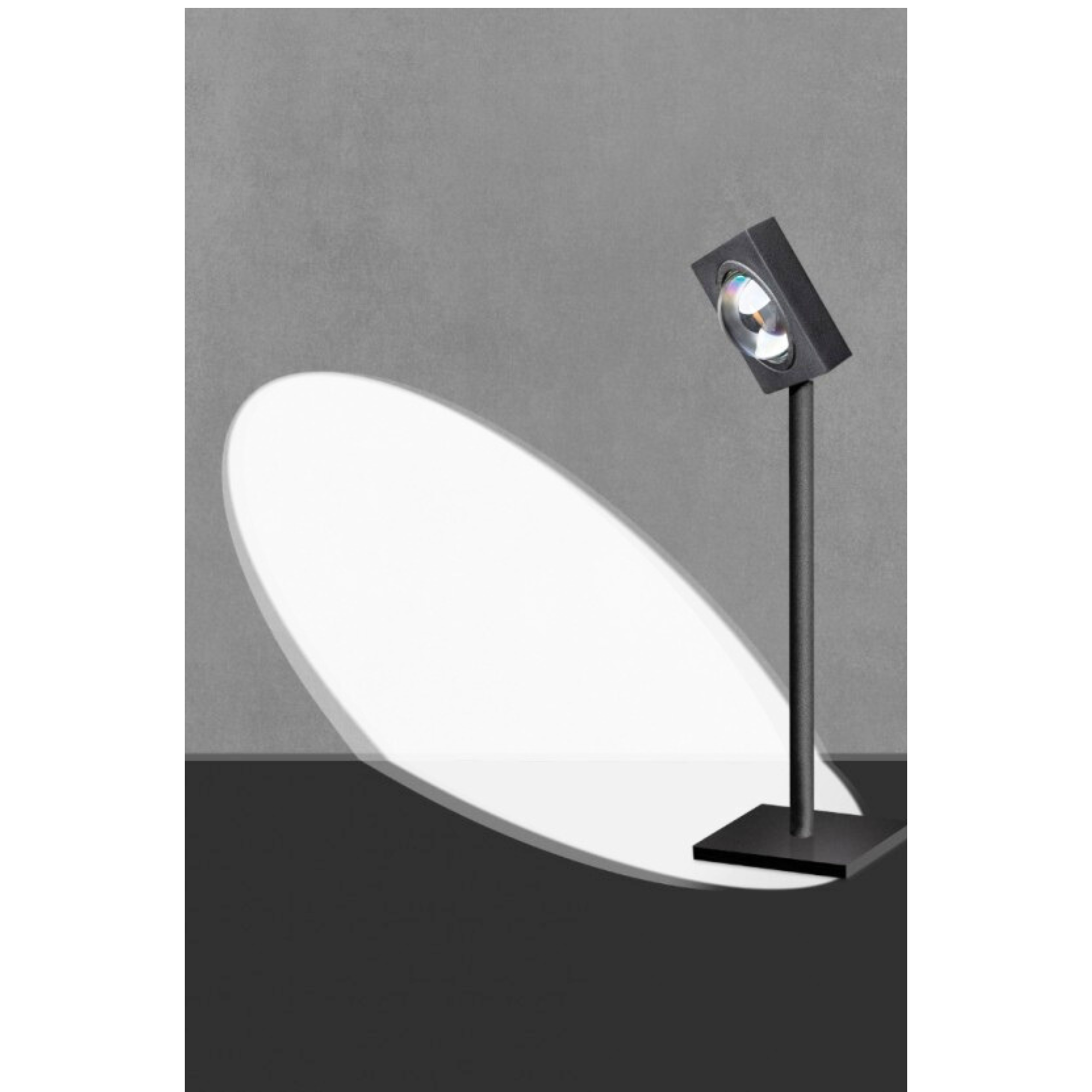 Tafellamp Jake Cube met lens 3 stap - Afbeelding 2