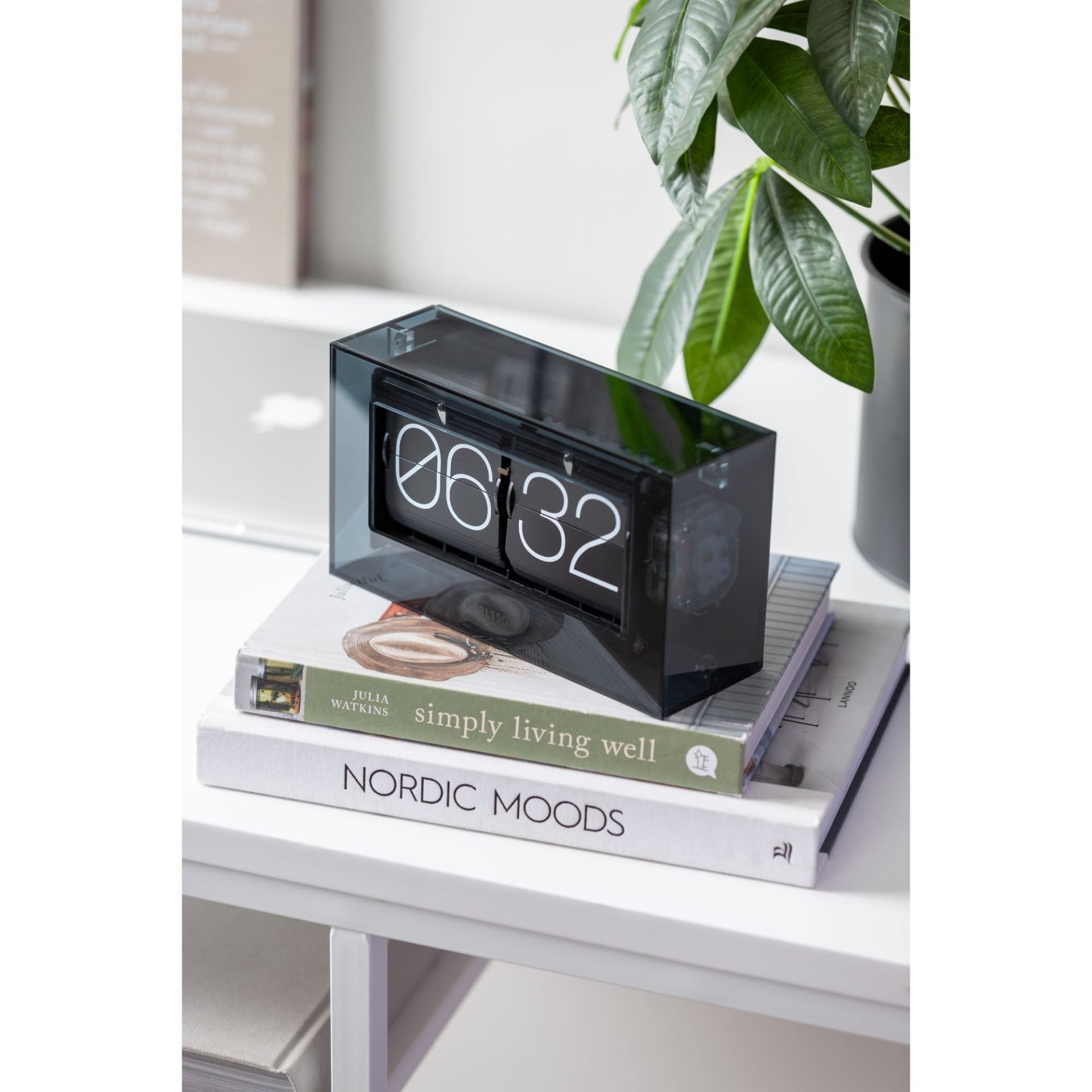 Karlsson table clock Boxed flip Zwart - Afbeelding 3