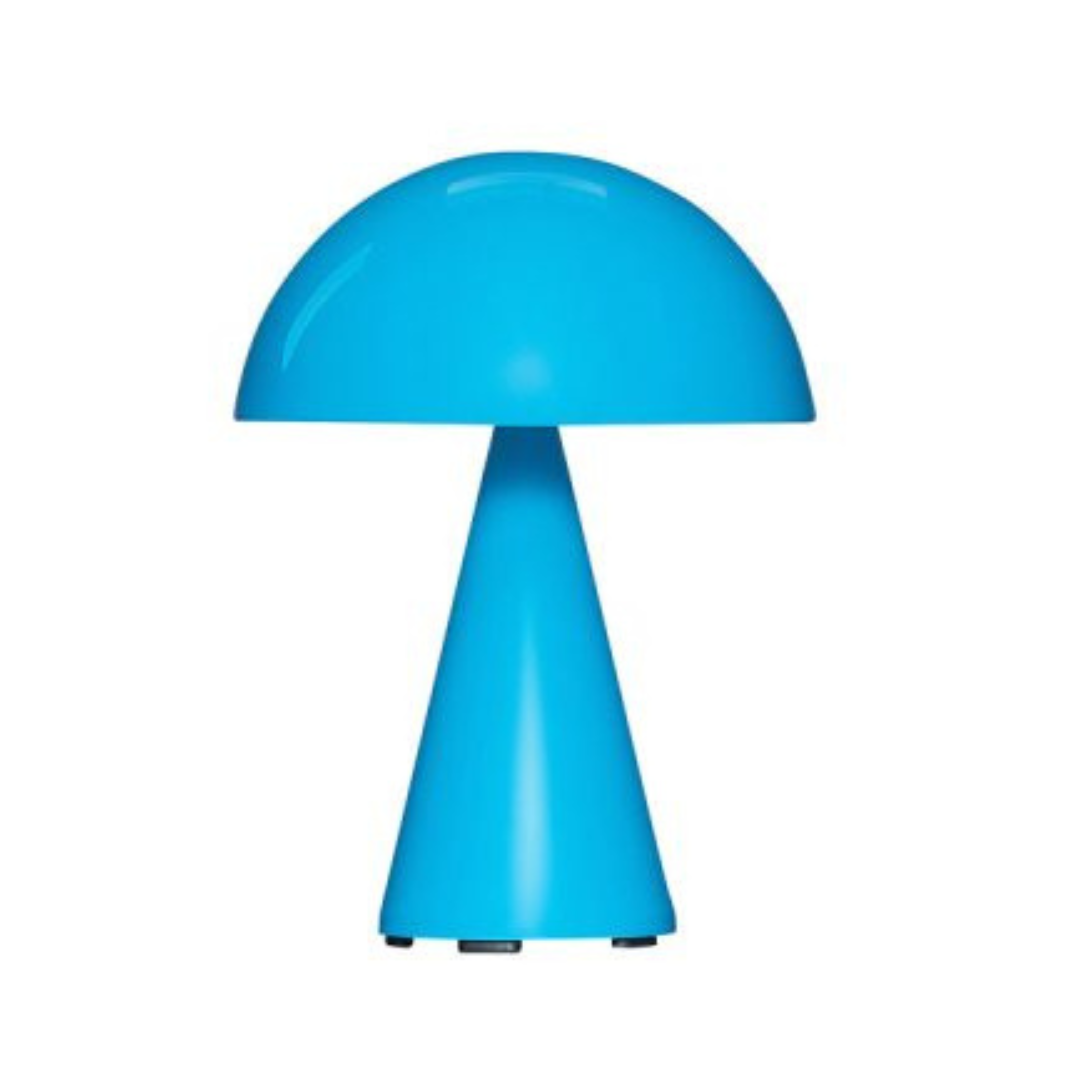 Tafellamp Mush blauw draadloos