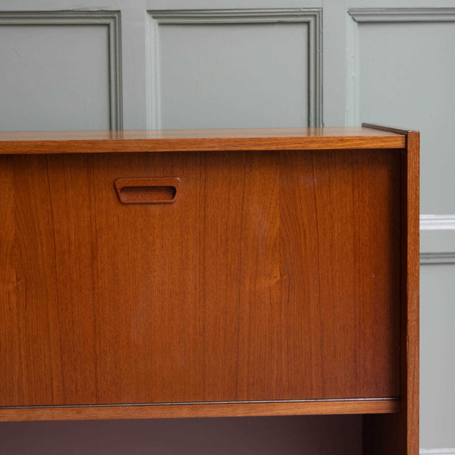 Vintage highboard jaren ’60 teak - Afbeelding 5