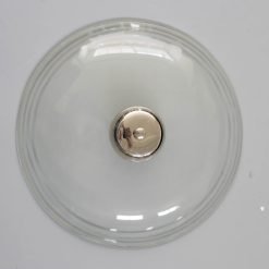 Vintage glasschaal als plafonnière no.15