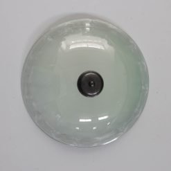 Vintage glasschaal als plafonnière no.16