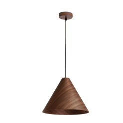 ETH Robin hanglamp Walnut 33 cm