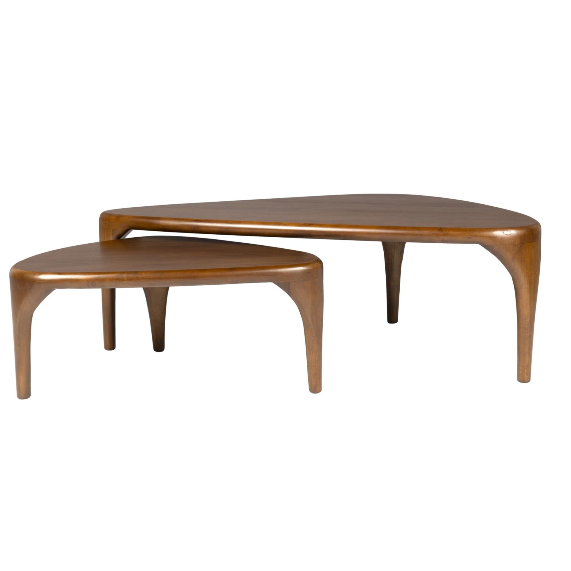 Zuiver Coffee Table / salontafel Isla Set of 2 Walnut