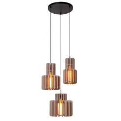 Alternative view of Hanglamp Rollo 3 x E27 Taupe