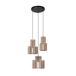 Hanglamp Rollo 3 x E27 Taupe