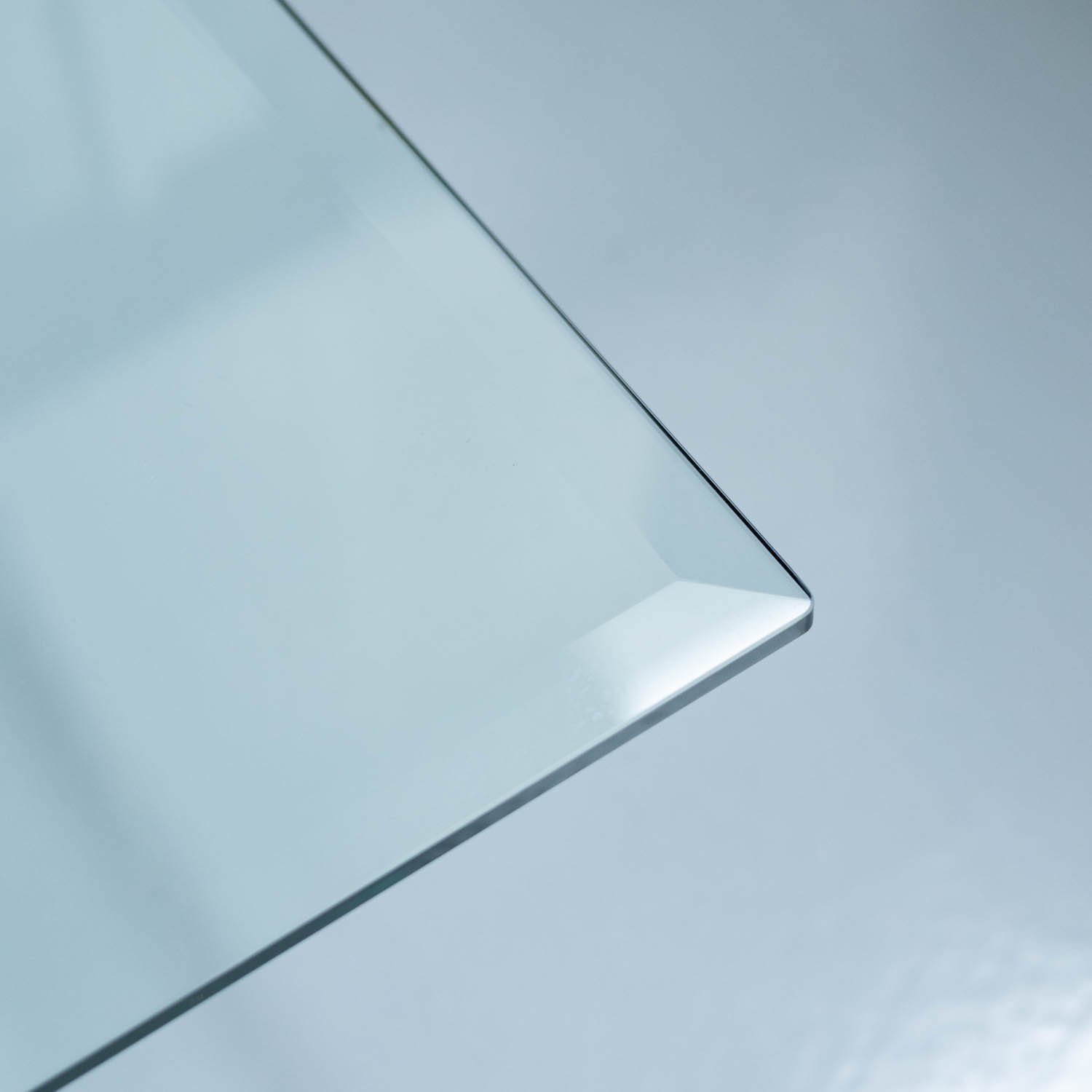 Vintage glazen salontafel WAVE - Afbeelding 4