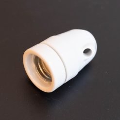 Showmodel Porselein fitting met ophanghaak wit