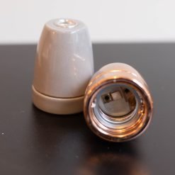 Showmodel Porselein fitting grijs of goud