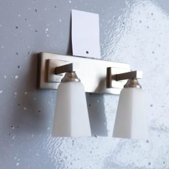 Alternative view of Showmodel Wandlamp Duplo matnikkel
