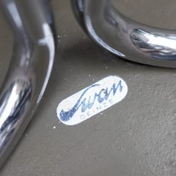 Alternative view of Vintage staande industriële kapstok 3 poot met schijf