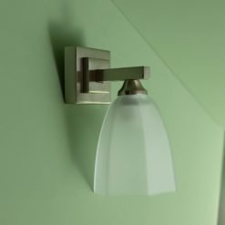 Wandlamp Solo + glas zeskant ets